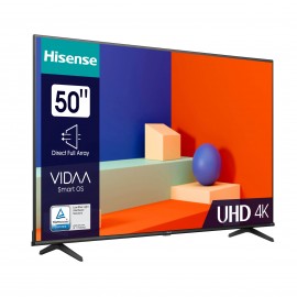 Hisense 50″ TV Ultra HD 4K - Ecran sans bord  Série A6K (Nouveau Modèle) - WIFI - Bluetooth - Assistant Vocal - Garantie 12 Mois
