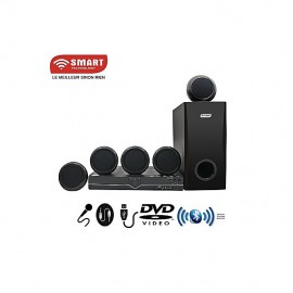 Home Cinéma -STH-5533 - 5.1 - Bluetooth - 300W - FM/USB/SD/MP3 - Noir